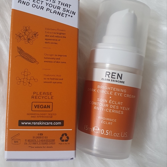 Ren Clean Skincare Brightening Eye Cream - Picture 2 of 2